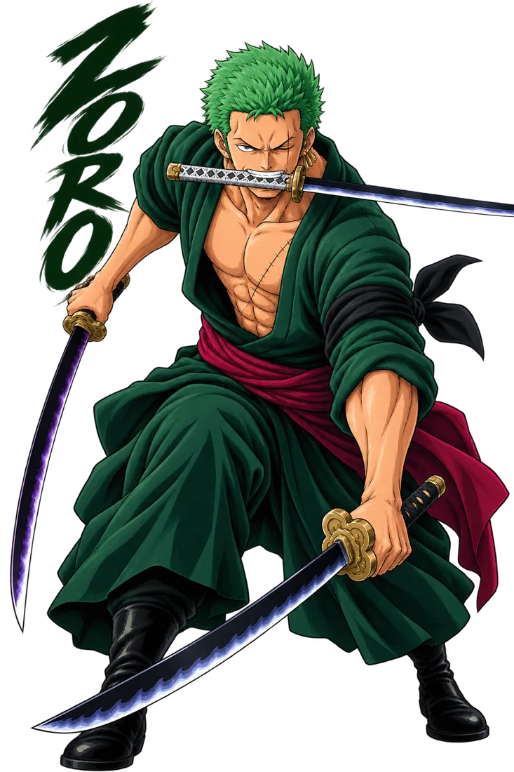 Zoro — Trois sabres