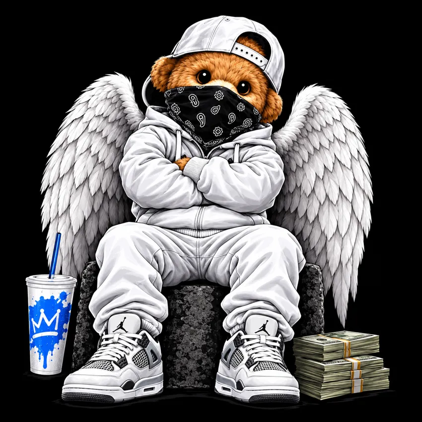 Ourson ange